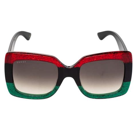 gucci glitter sunglasses red|Gucci photochromic sunglasses.